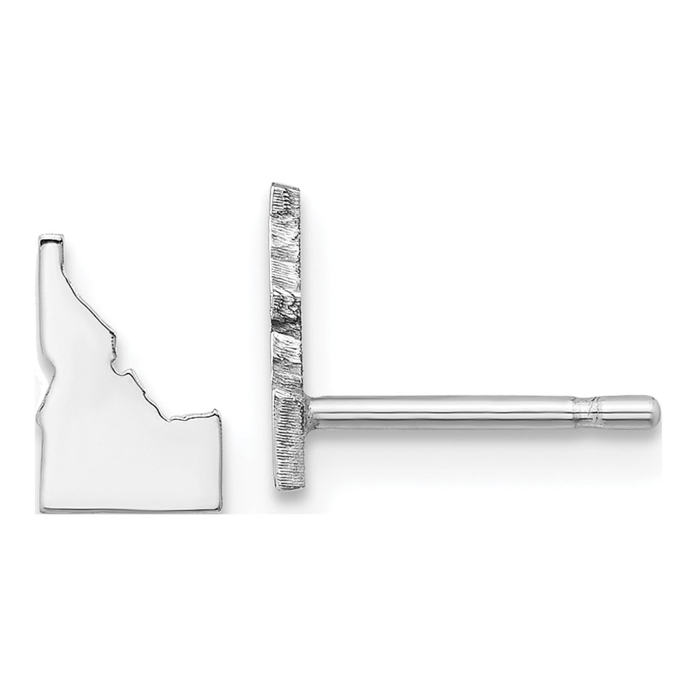 Sterling Silver Idaho State Stud Earrings