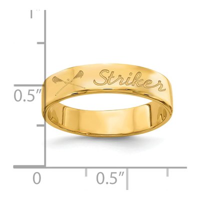 Gold-Plated Sterling Silver Customized Ring – view 7