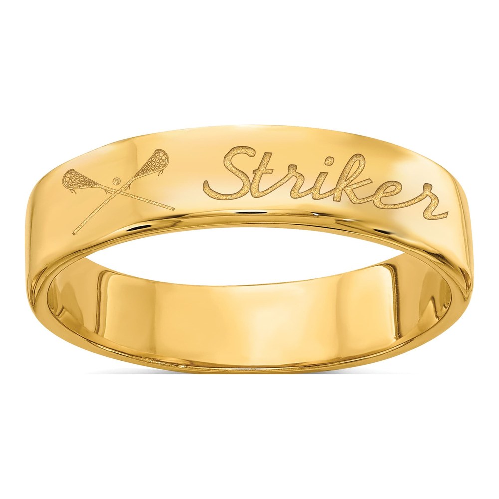 Gold-Plated Sterling Silver Customized Ring