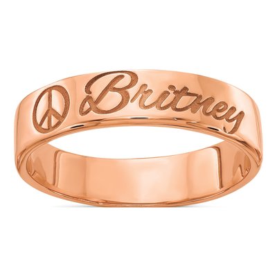 14K Rose Gold Customized Ring – view 2