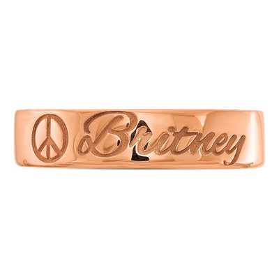 14K Rose Gold Customized Ring – view 5