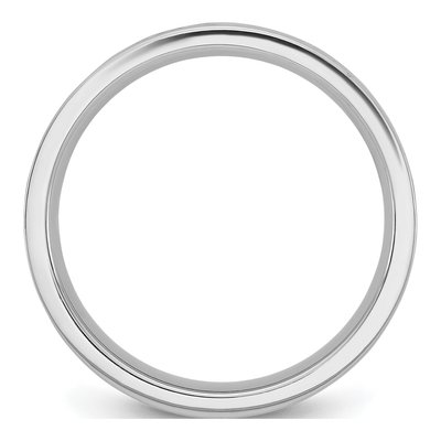 14K White Gold Personalized Name Birth Flower Ring – view 2