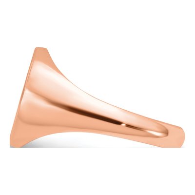 14K Rose Gold Monogram Signet Ring – view 3
