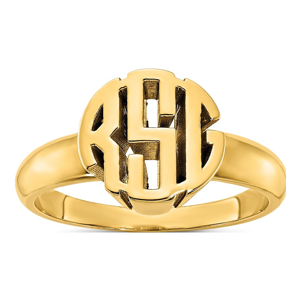 Personalized Monogram Ring