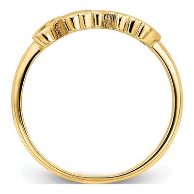 Gold-Plated Sterling Silver Name Ring – view 2
