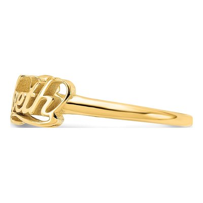 Gold-Plated Sterling Silver Personalized Ring – view 4