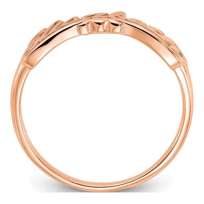 14K Rose Gold Personalized Name Plate Ring – view 2