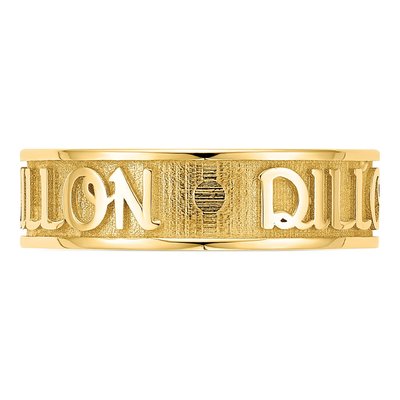 Gold-Plated Sterling Silver Personalized Name Ring – view 5