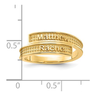 Gold-Plated Sterling Silver Personalized Ring – view 4
