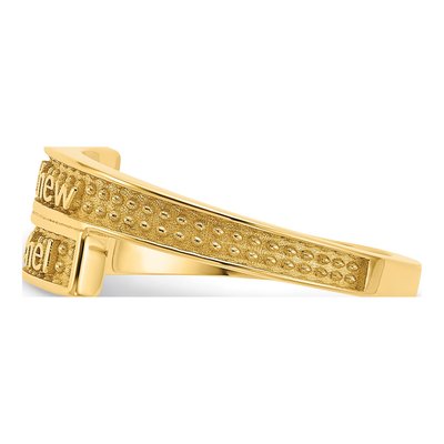Gold-Plated Sterling Silver Personalized Ring – view 5