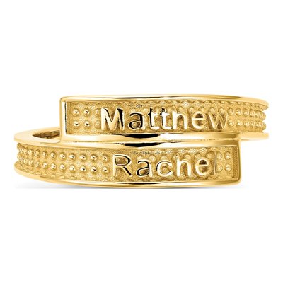 Gold-Plated Sterling Silver Personalized Ring – view 6