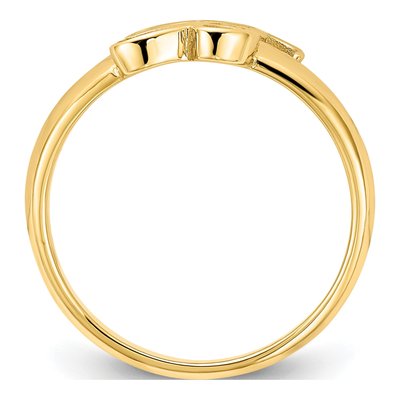 Gold-Plated Sterling Silver Initial Ring – view 2