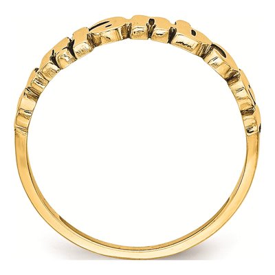 Gold-Plated Sterling Silver Name Ring – view 4
