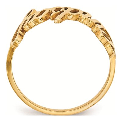 Gold-Plated Sterling Silver Personalized Ring – view 2