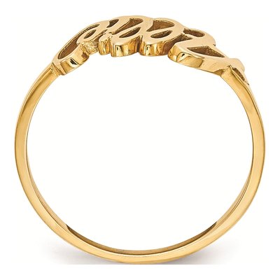 Gold-Plated Sterling Silver Personalized Ring – view 4