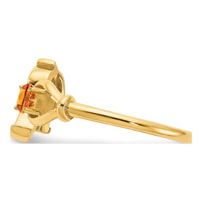 Gold-Plated Sterling Silver Letter R Ring – view 3