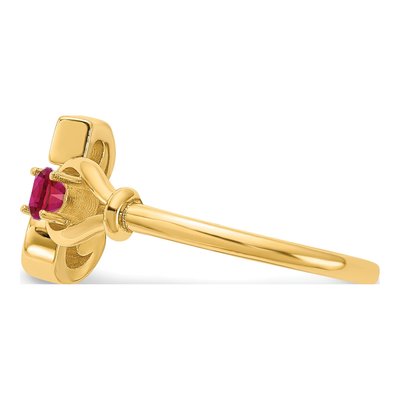 Gold-Plated Sterling Silver Letter S Ring – view 3