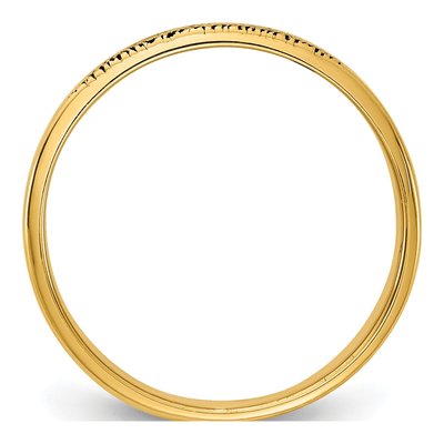 Gold-Plated Sterling Silver Enameled Fingerprint Ring – view 2