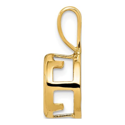 14K Yellow Gold Round Bezel Pendant Mounting – view 3