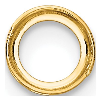 14K Yellow Gold Round Bezel Pendant Mounting – view 4