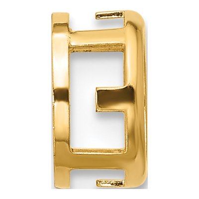 14K Yellow Gold Round Bezel Pendant Mounting – view 3