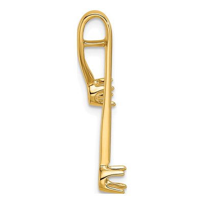 14K Yellow Gold Two-Stone Slide Slide Mounting – view 3
