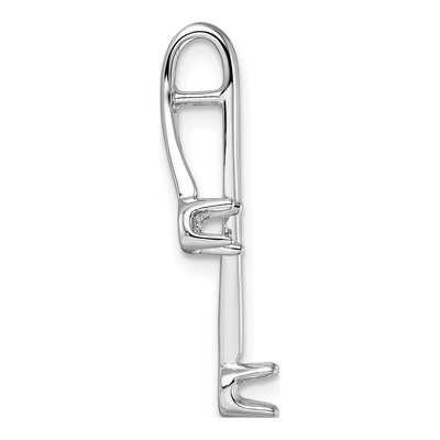 14K White Gold Two-Stone Slide Slide Mounting – view 3