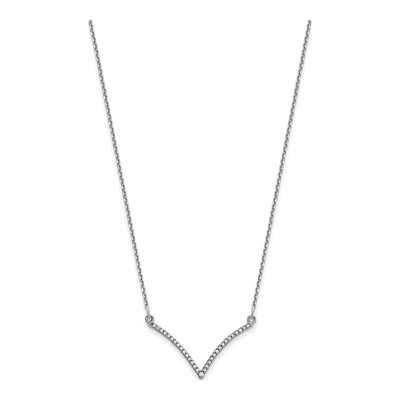 14K White Gold Out Pendant Mounting – view 3