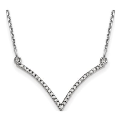 14K White Gold Out Pendant Mounting