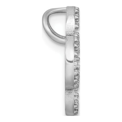 14K White Gold Quatrefoil Pendant Mounting – view 3