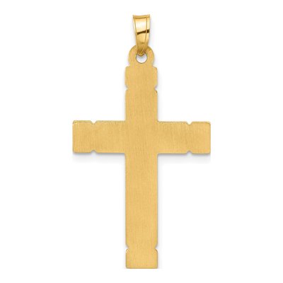 14K Yellow Gold Diamond Cross Pendant – view 4