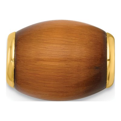 14K Yellow Gold Tiger's Eye Slide Pendant – view 4