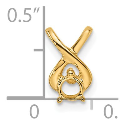14K Yellow Gold Slide Slide Mounting – view 4