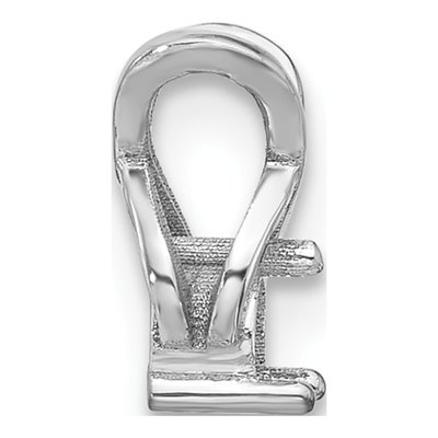 14K White Gold Slide for Slide Mounting – view 3