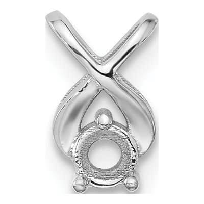 14K White Gold Slide for Slide Mounting
