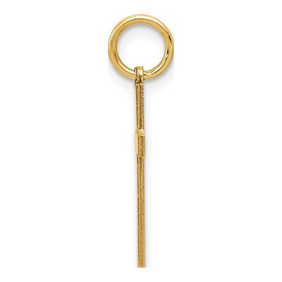 14K Yellow Gold Laser Designed Cross Charm – view 3