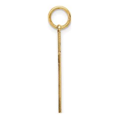 14K Yellow Gold Laser Cross Pendant – view 3