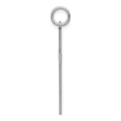 14K White Gold Laser-Designed Cross Pendant – view 3