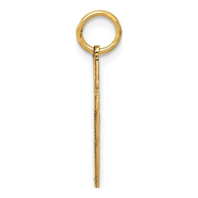 14K Yellow Gold Cut-Out Cross Pendant – view 3