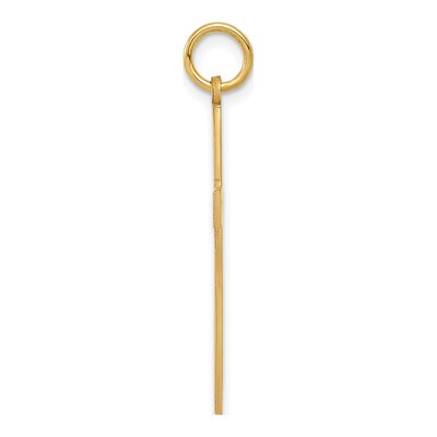14K Yellow Gold Cut-Out Cross Pendant – view 3