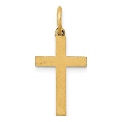 14K Yellow Gold Ichthus Cross Pendant – view 5
