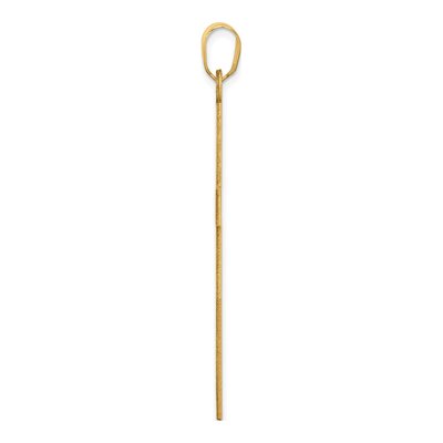 14K Yellow Gold Florentine Cross Pendant – view 3