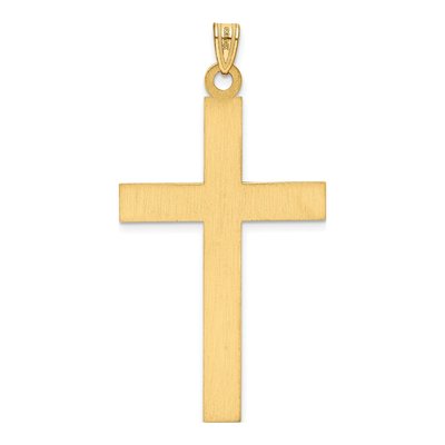 14K Yellow Gold Cross Pendant – view 5