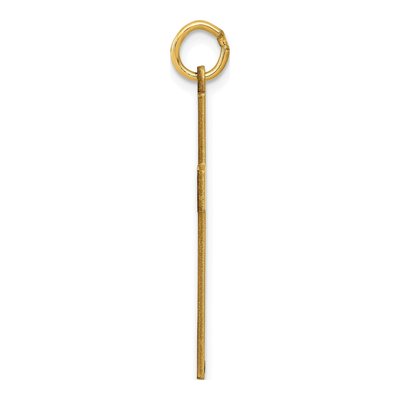 14K Yellow Gold Ichthus Cross Pendant – view 3