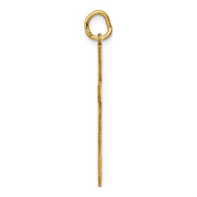 14K Yellow Gold Ichthus Cross Pendant – view 3