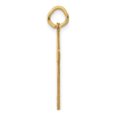 14K Yellow Gold Ichthus Cross Pendant – view 3