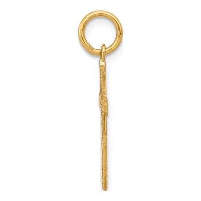 14K Yellow Gold Ichthus Cross Pendant – view 3