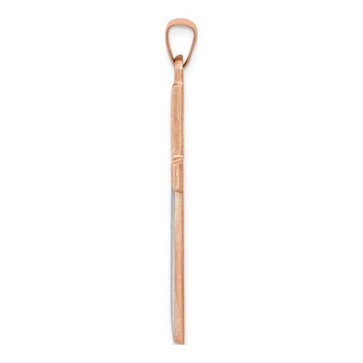 14K Rose Gold Cross Pendant – view 3