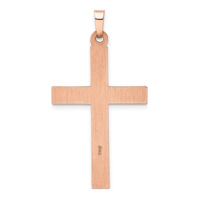 14K Rose Gold Cross Pendant – view 5