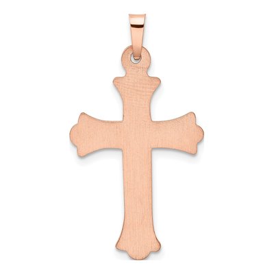 14K Two-Tone Gold 1/20 ct tw Diamond Cross Pendant – view 5